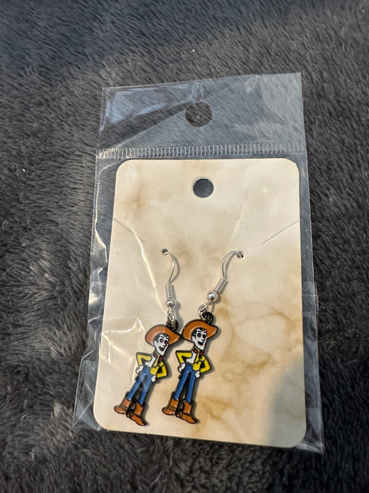 Woody from Toy Story earrings